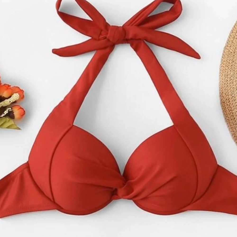 knotted bikini top